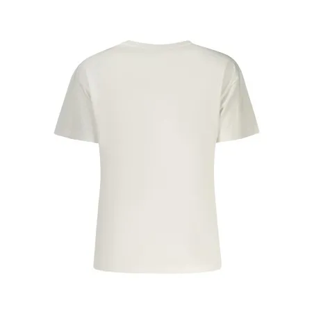 T-shirt blanc à manches courtes Pepe Jeans pour femme - PEPE JEANS