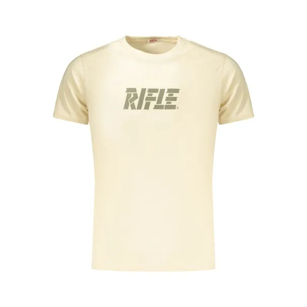 T-shirt à manches courtes pour homme, motif fusil, beige - RIFLE