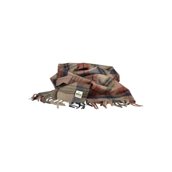 ÉCHARPE MARRON POUR HOMME À MOTIFS DE FUSIL - RIFLE