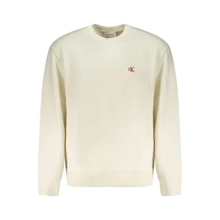 Sweat-shirt zippé blanc pour homme Calvin Klein - CALVIN KLEIN