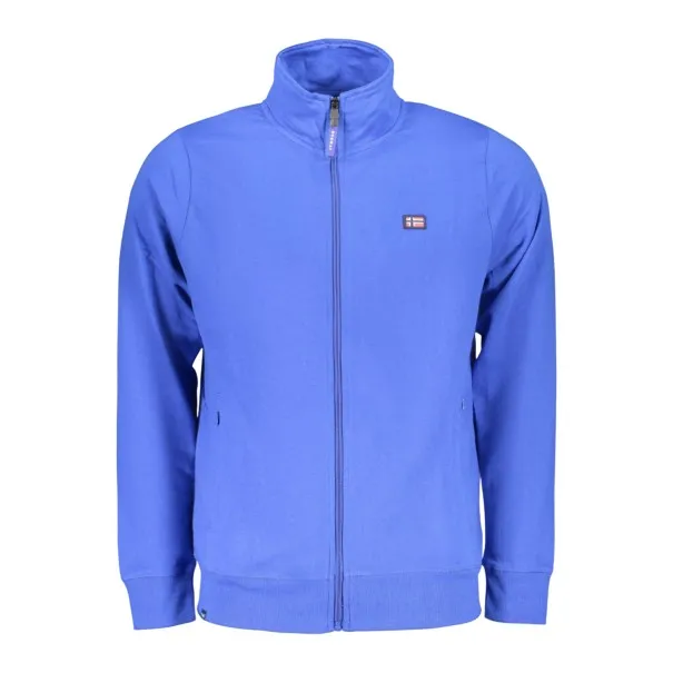 SWEAT-SHIRT BLEU À FERMETURE ÉCLAIR POUR HOMME NORVÈGE 1963 - NORWAY 1963