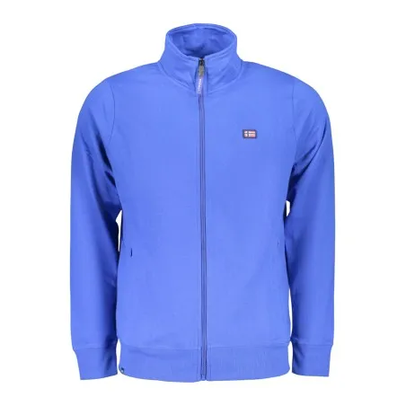 SWEAT-SHIRT BLEU À FERMETURE ÉCLAIR POUR HOMME NORVÈGE 1963 - NORWAY 1963