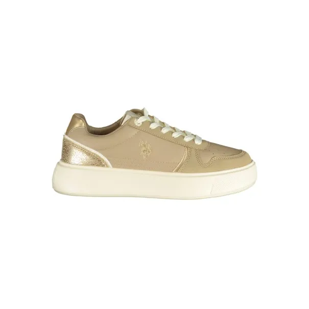 Chaussures de sport beiges pour femmes US POLO ASSN. - U.S. POLO ASSN