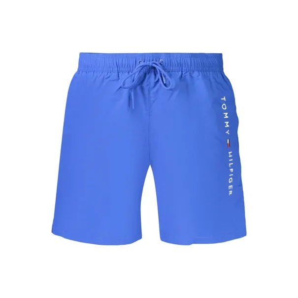 Maillot de bain homme Tommy Hilfiger à fond bleu - TOMMY HILFIGER