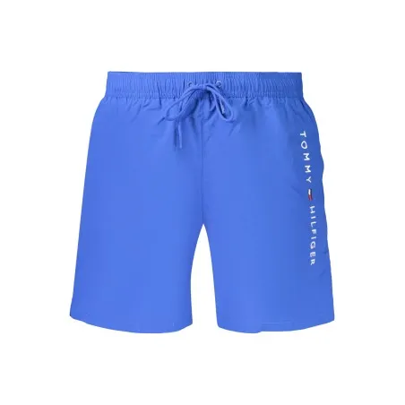 Maillot de bain homme Tommy Hilfiger à fond bleu - TOMMY HILFIGER