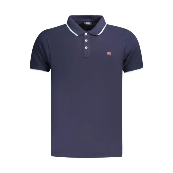 POLO MANCHES COURTES HOMME NORVÈGE 1963 BLEU - NORWAY 1963