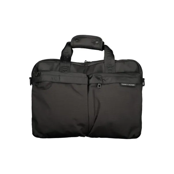 TOMMY HILFIGER PORTE-DOCUMENTS POUR HOMMES NOIR - TOMMY HILFIGER