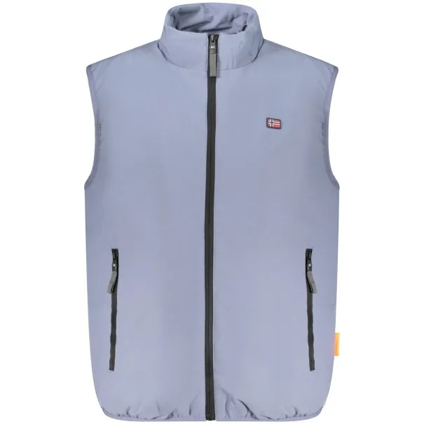 VESTE SANS MANCHES POUR HOMME NORVÈGE 1963, BLEU - NORWAY 1963