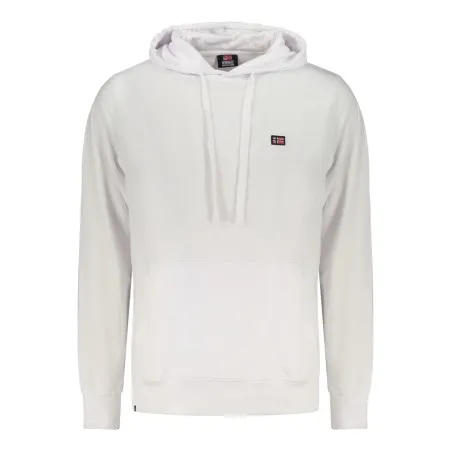 SWEAT-SHIRT BLANC À FERMETURE ÉCLAIR POUR HOMME NORVÈGE 1963 - NORWAY 1963