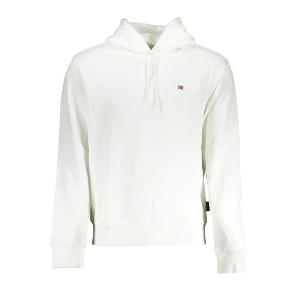 NAPAPIJRI SWEAT-SHIRT ZIPPÉ BLANC HOMME - NAPAPIJRI