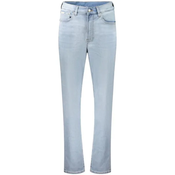 JEAN EN DENIM CALVIN KLEIN POUR FEMME, BLEU - CALVIN KLEIN