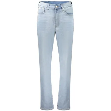 JEAN EN DENIM CALVIN KLEIN POUR FEMME, BLEU - CALVIN KLEIN