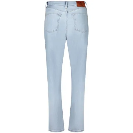 JEAN EN DENIM CALVIN KLEIN POUR FEMME, BLEU - CALVIN KLEIN