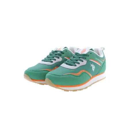 US POLO ASSN. CHAUSSURES DE SPORT VERTES POUR ENFANTS - U.S. POLO ASSN