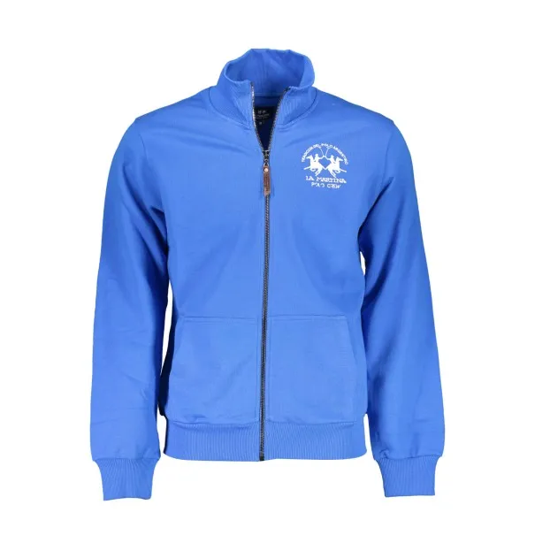 Sweat-shirt zippé bleu pour homme LA MARTINA - LA MARTINA