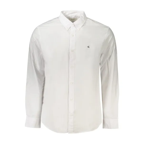 Chemise à manches longues pour homme Calvin Klein blanche - CALVIN KLEIN