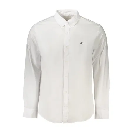 Chemise à manches longues pour homme Calvin Klein blanche - CALVIN KLEIN