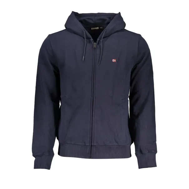 SWEAT-SHIRT ZIPPÉ NAPAPIJRI HOMME BLEU - NAPAPIJRI