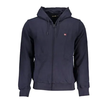 SWEAT-SHIRT ZIPPÉ NAPAPIJRI HOMME BLEU - NAPAPIJRI