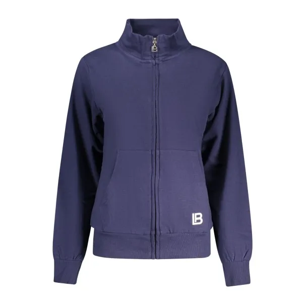 SWEAT-SHIRT BLEU À FERMETURE ÉCLAIR POUR FEMME LAURA BIAGIOTTI - LAURA BIAGIOTTI