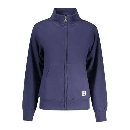 SWEAT-SHIRT BLEU À FERMETURE ÉCLAIR POUR FEMME LAURA BIAGIOTTI - LAURA BIAGIOTTI