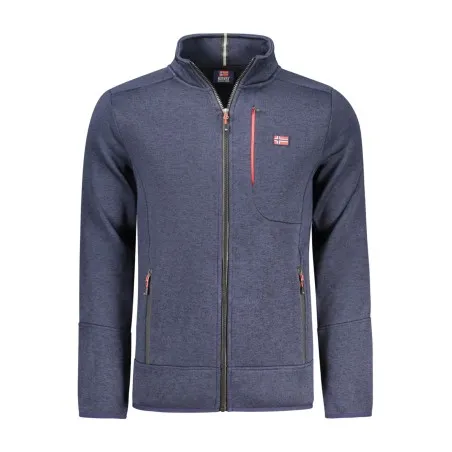 SWEAT-SHIRT BLEU À FERMETURE ÉCLAIR POUR HOMME NORVÈGE 1963 - NORWAY 1963