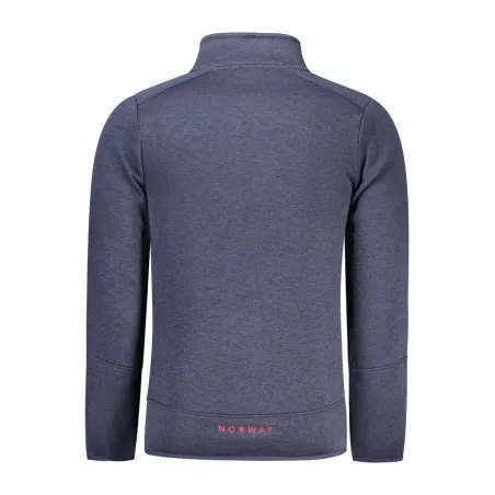 SWEAT-SHIRT BLEU À FERMETURE ÉCLAIR POUR HOMME NORVÈGE 1963 - NORWAY 1963
