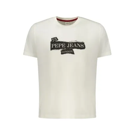 T-shirt blanc à manches courtes Pepe Jeans pour homme - PEPE JEANS