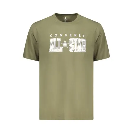 T-shirt Converse vert à manches courtes pour homme - CONVERSE