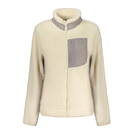 SWEAT-SHIRT BLANC À FERMETURE ÉCLAIR POUR FEMMES NORVÈGE 1963 - NORWAY 1963
