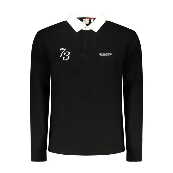 Polo à manches longues pour homme Pepe Jeans, noir - PEPE JEANS