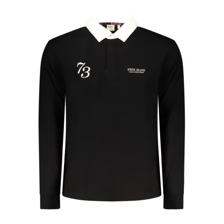 Polo à manches longues pour homme Pepe Jeans, noir - PEPE JEANS