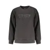 SWEAT-SHIRT NOIR À FERMETURE ÉCLAIR GUESS JEANS POUR FEMME - GUESS JEANS