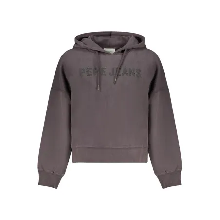 SWEAT-SHIRT NOIR À FERMETURE ÉCLAIR POUR FEMME PEPE JEANS - PEPE JEANS