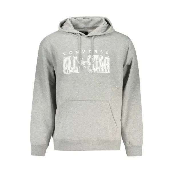 SWEAT-SHIRT GRIS À FERMETURE ÉCLAIR CONVERSE POUR HOMME - CONVERSE