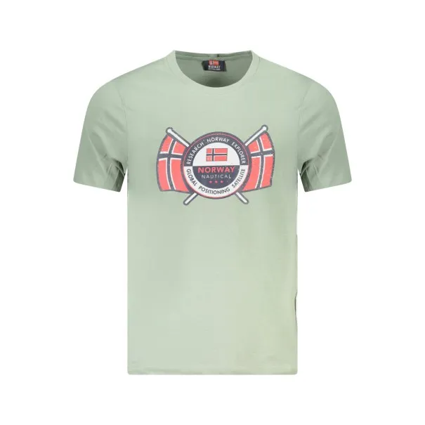 T-SHIRT À MANCHES COURTES POUR HOMME NORVÈGE 1963 VERT - NORWAY 1963