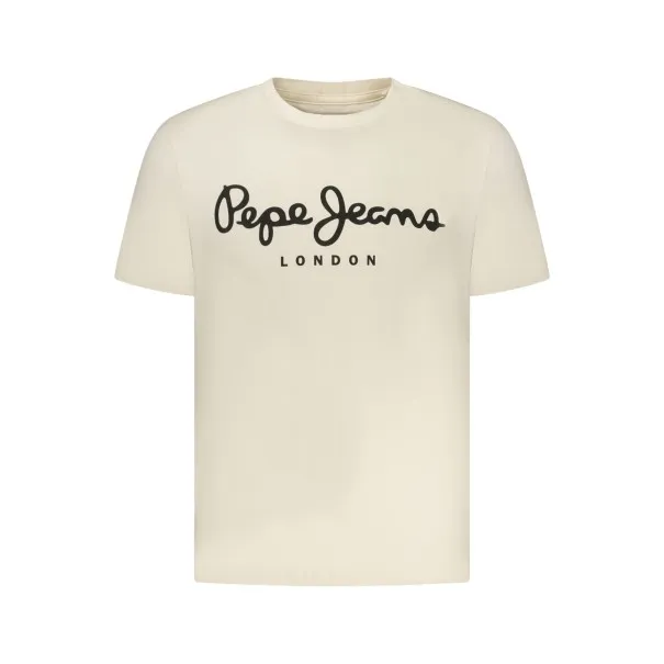 T-shirt à manches courtes pour homme Pepe Jeans, beige - PEPE JEANS