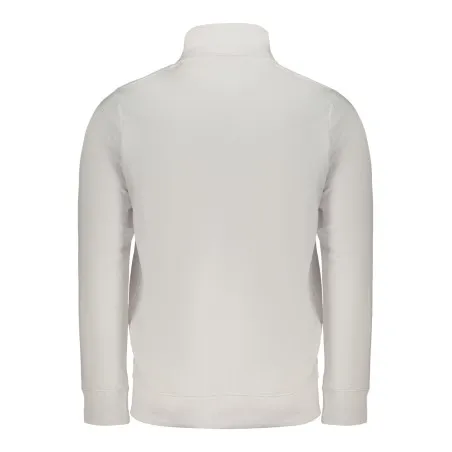SWEAT-SHIRT BLANC À FERMETURE ÉCLAIR POUR HOMME NORVÈGE 1963 - NORWAY 1963