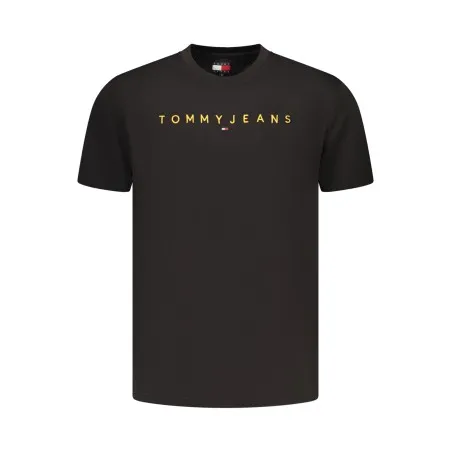 T-shirt noir à manches courtes pour homme Tommy Hilfiger - TOMMY HILFIGER