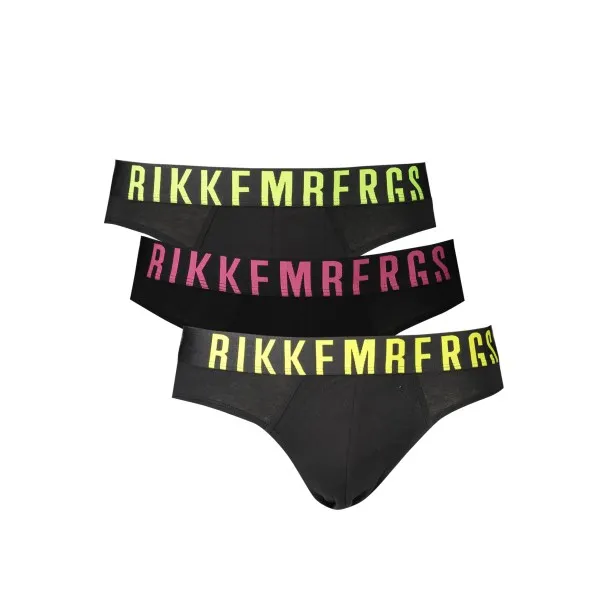 Slip noir pour homme BIKKEMBERGS - BIKKEMBERGS