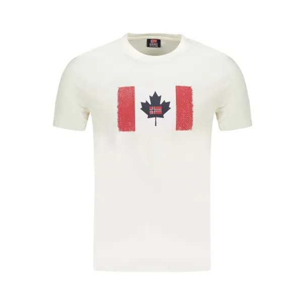 T-SHIRT MANCHES COURTES HOMME NORVÈGE 1963 BLANC - NORWAY 1963