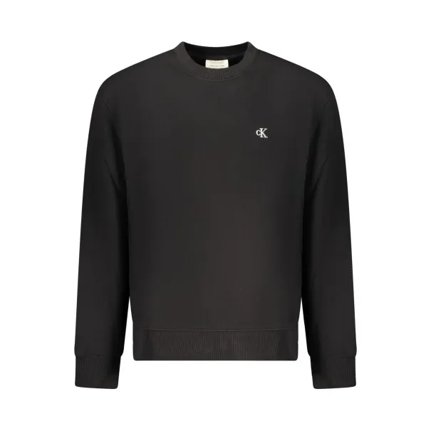SWEAT-SHIRT NOIR À FERMETURE ÉCLAIR CALVIN KLEIN POUR HOMME - CALVIN KLEIN
