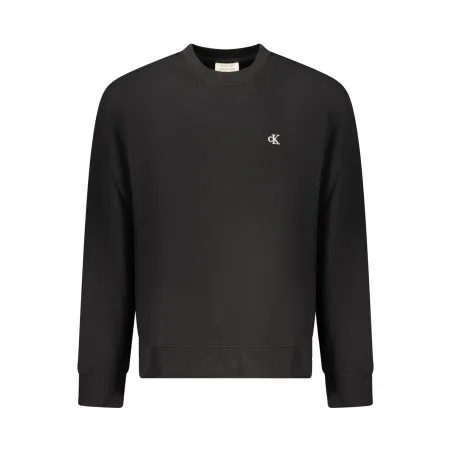 SWEAT-SHIRT NOIR À FERMETURE ÉCLAIR CALVIN KLEIN POUR HOMME - CALVIN KLEIN
