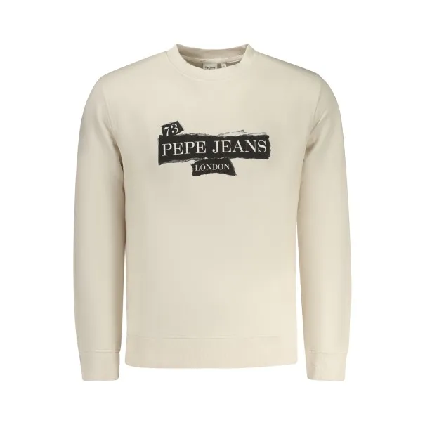 SWEAT-SHIRT BEIGE ZIPPÉ POUR HOMME PEPE JEANS - PEPE JEANS