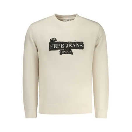 SWEAT-SHIRT BEIGE ZIPPÉ POUR HOMME PEPE JEANS - PEPE JEANS