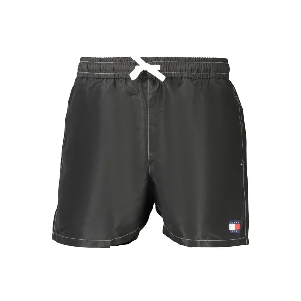 Maillot de bain homme Tommy Hilfiger à fond noir - TOMMY HILFIGER