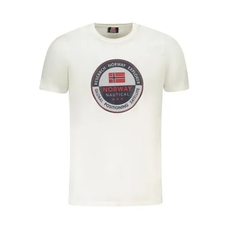 T-SHIRT MANCHES COURTES HOMME NORVÈGE 1963 BLANC - NORWAY 1963