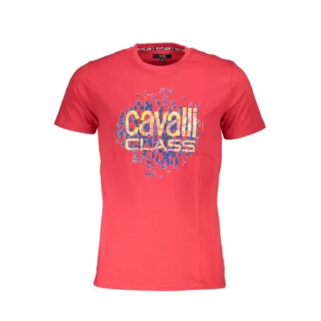 T-SHIRT À MANCHES COURTES CAVALLI CLASS HOMME ROUGE - CAVALLI CLASS