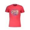 T-SHIRT À MANCHES COURTES CAVALLI CLASS HOMME ROUGE - CAVALLI CLASS