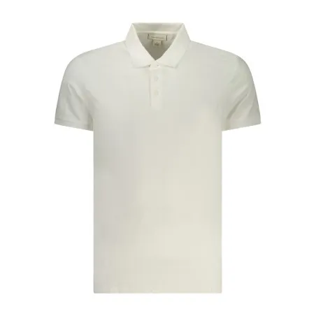 Polo blanc à manches courtes pour homme Calvin Klein - CALVIN KLEIN